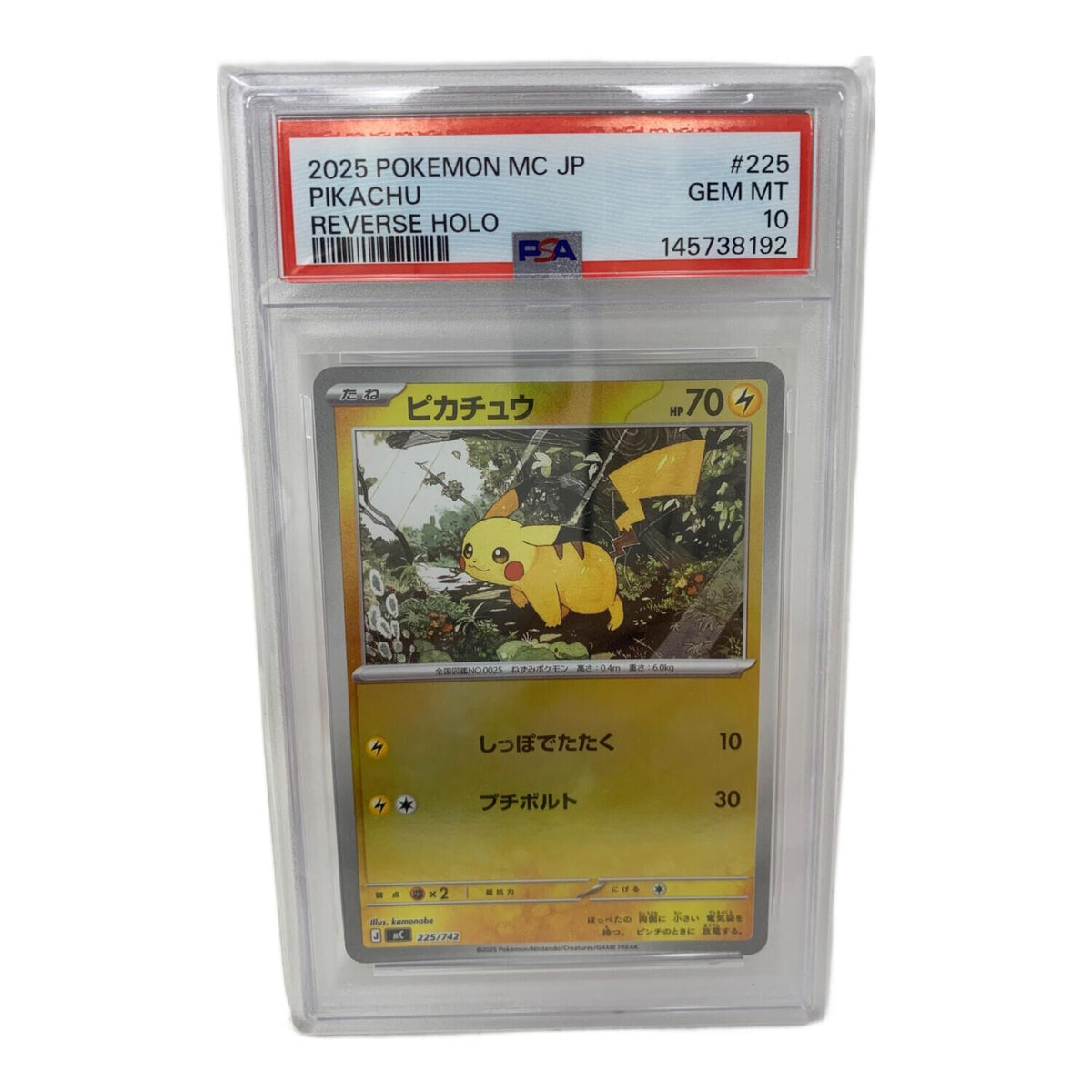 Pikachu 225/742 – PSA 10
