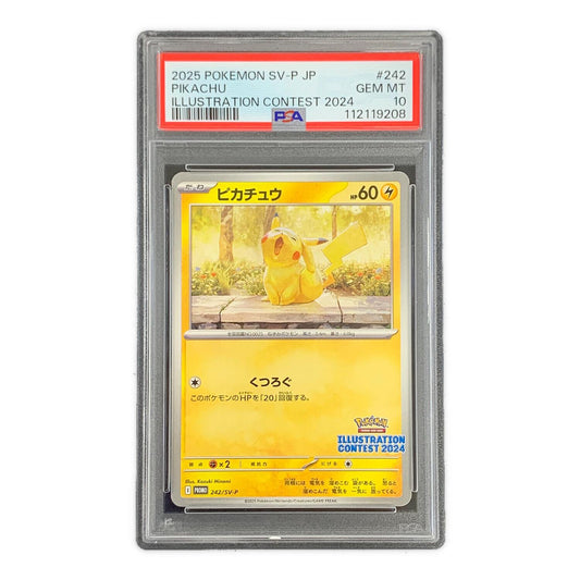Pikachu PROMO 242/SV-P – PSA 10