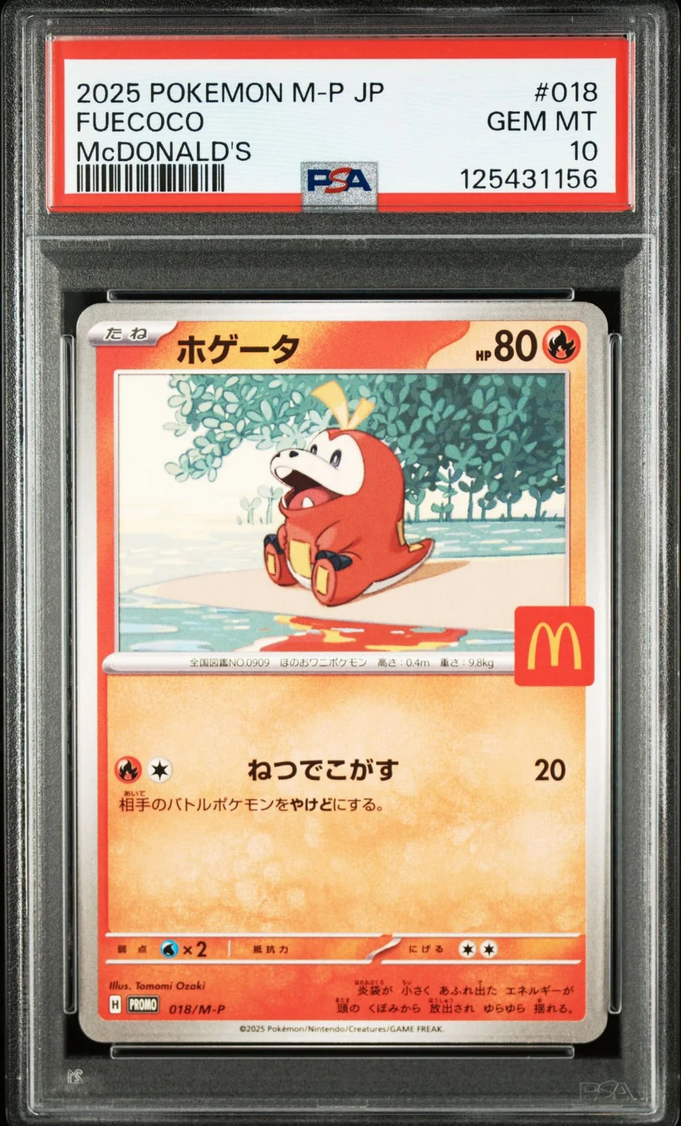 Pokémon McDonald’s 2025 – Set Completo 6 Cartas PSA 10 Sequencial