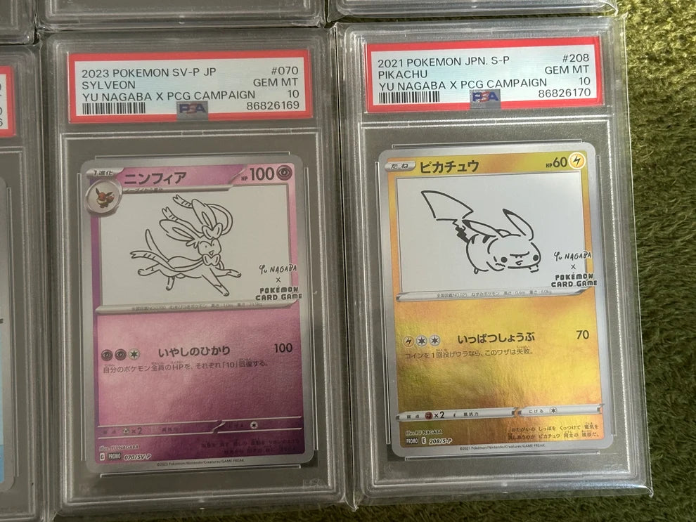 Pokémon Yu Nagaba Eeveelutions – Set Completo 10 Cartas PSA 10