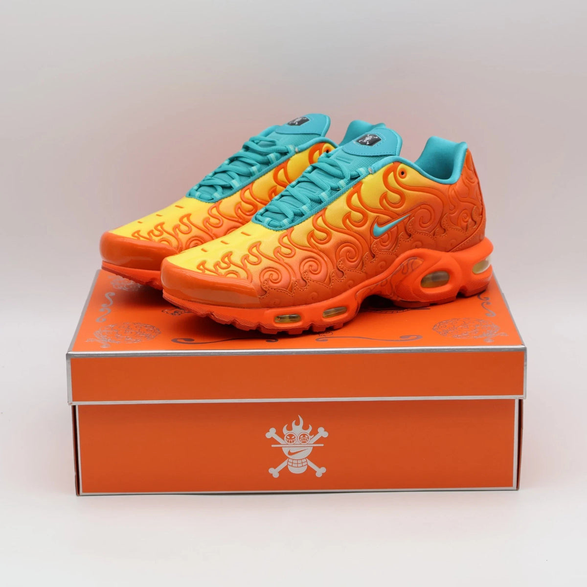 One Piece × Nike Air Max Plus "Devil Fruits/Mera Mera"